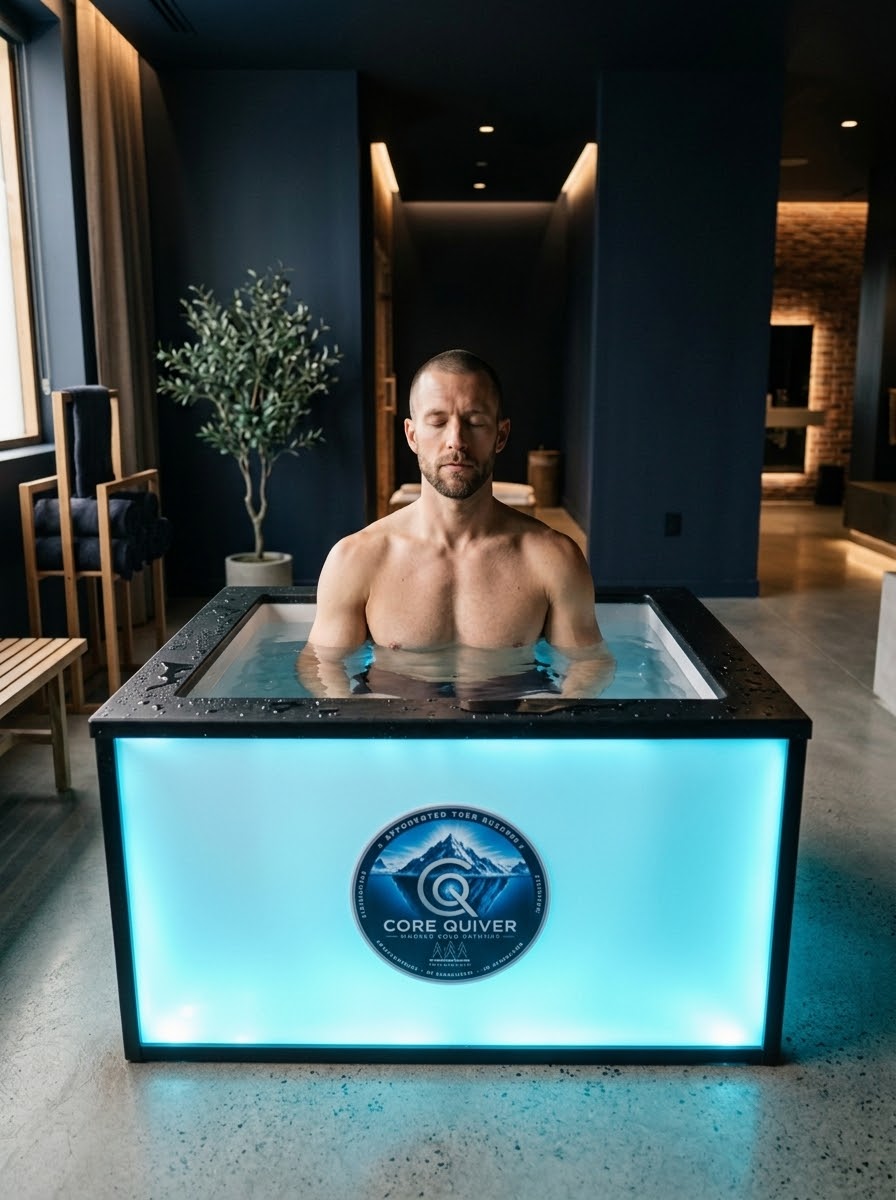 Person experiencing cold recovery therapy